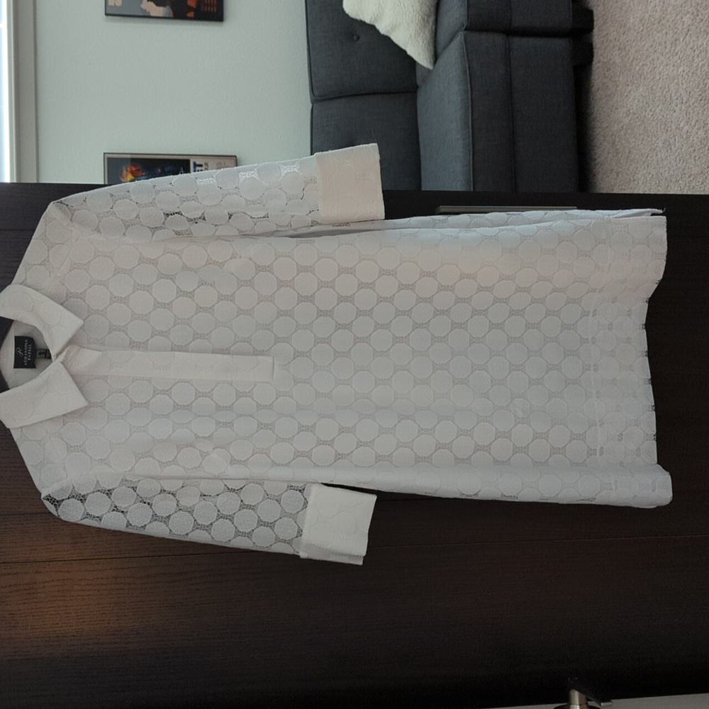 White lacy dress